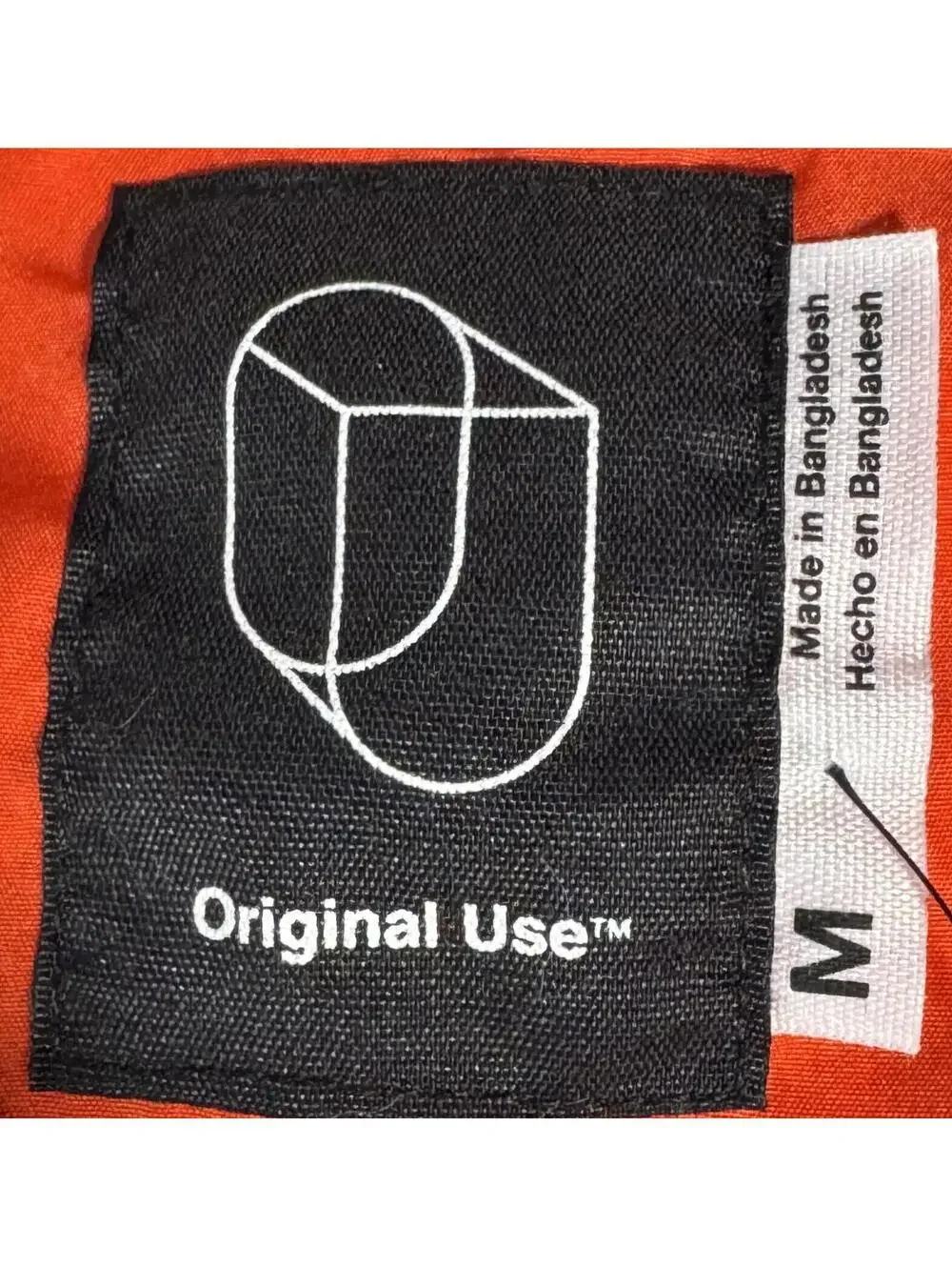 Original Use Orange Puffer Vest Full Zip Pockets Men's Size M NEW NWT